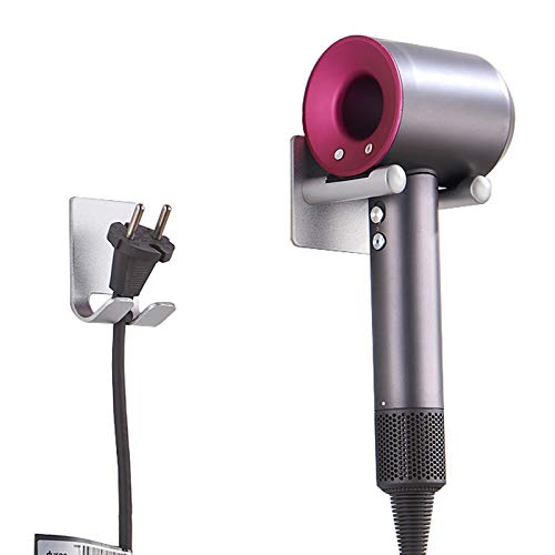 Amazon.co.jp: 自己粘着ヘアドライヤーホルダー 壁取り付け - 粘着